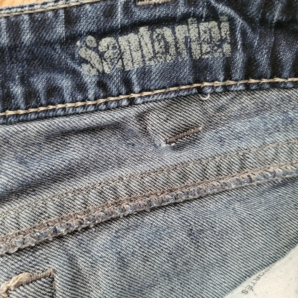 Silver Santorini Cropped Demin Jeans Ladies 31 - Picture 6 of 12